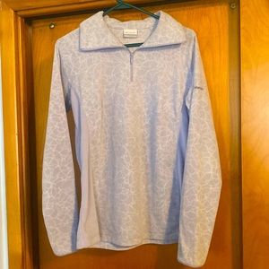 NWOT Women’s Columbia pullover lavender fleece
